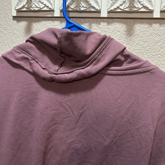 Champion Women's Purple Cowl Neck Hoodie - Picture 7 of 8